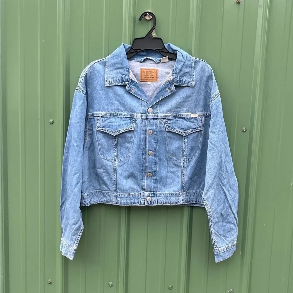 Women’s Levi’s Way Out West Vintage Easy Trucker Denim Jacket Size XL